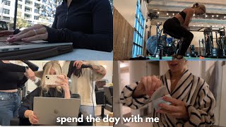 Spend the day with me 💗 workout class, blowout, work day, chatting about confidence