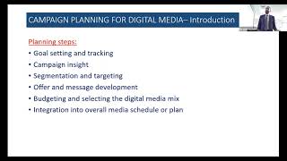 Digital media campaign planning
