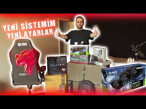 BÜTÜN AYARLARIM, GAMEGARAJ.COM'DAN TOPLADIĞIMIZ YENİ SİSTEMİM VE MİNİ ODA VLOG! #reklam