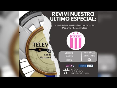 Televishion 10 12 25 Coronel Moldes y Vicuña Mackenna, Córdoba.