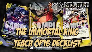 The Immortal King! - Teach BY OP16 Decklist - OP16 Meta Decks - One Piece TCG ITA