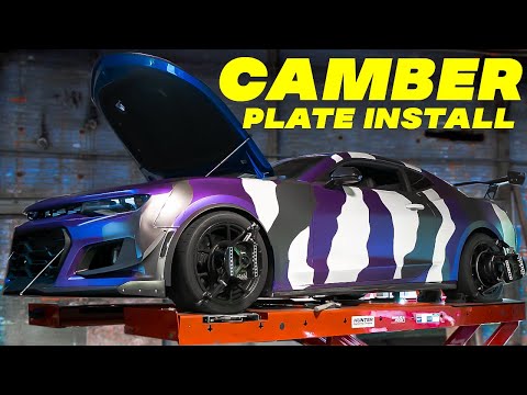 How to Add Camber to your Camaro SS 1LE & Zl1 // Vorshlag Camber Plate Install