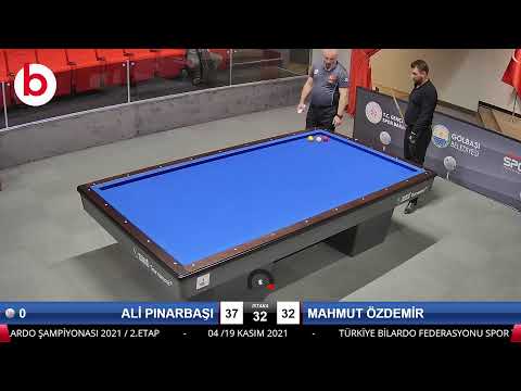 ALİ PINARBAŞI & MAHMUT ÖZDEMİR Bilardo Maçı - 2021 TÜRKİYE ŞAMPİYONASI 2.ETAP-11.TUR