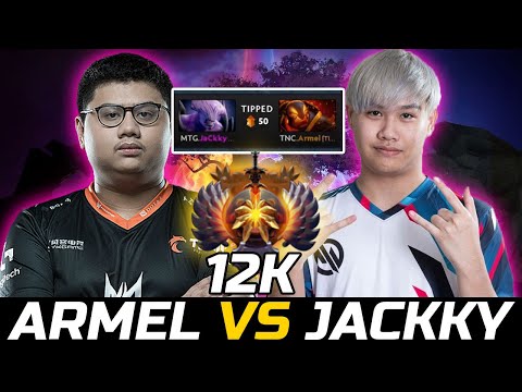 ARMEL EMBER SPIRIT VS 12000 MMR - JACKKY VS ARMEL DOTA 2