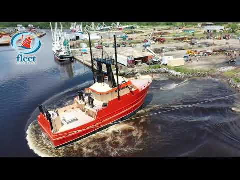 Brand new scalloper F/V American Viking launches in Alabama