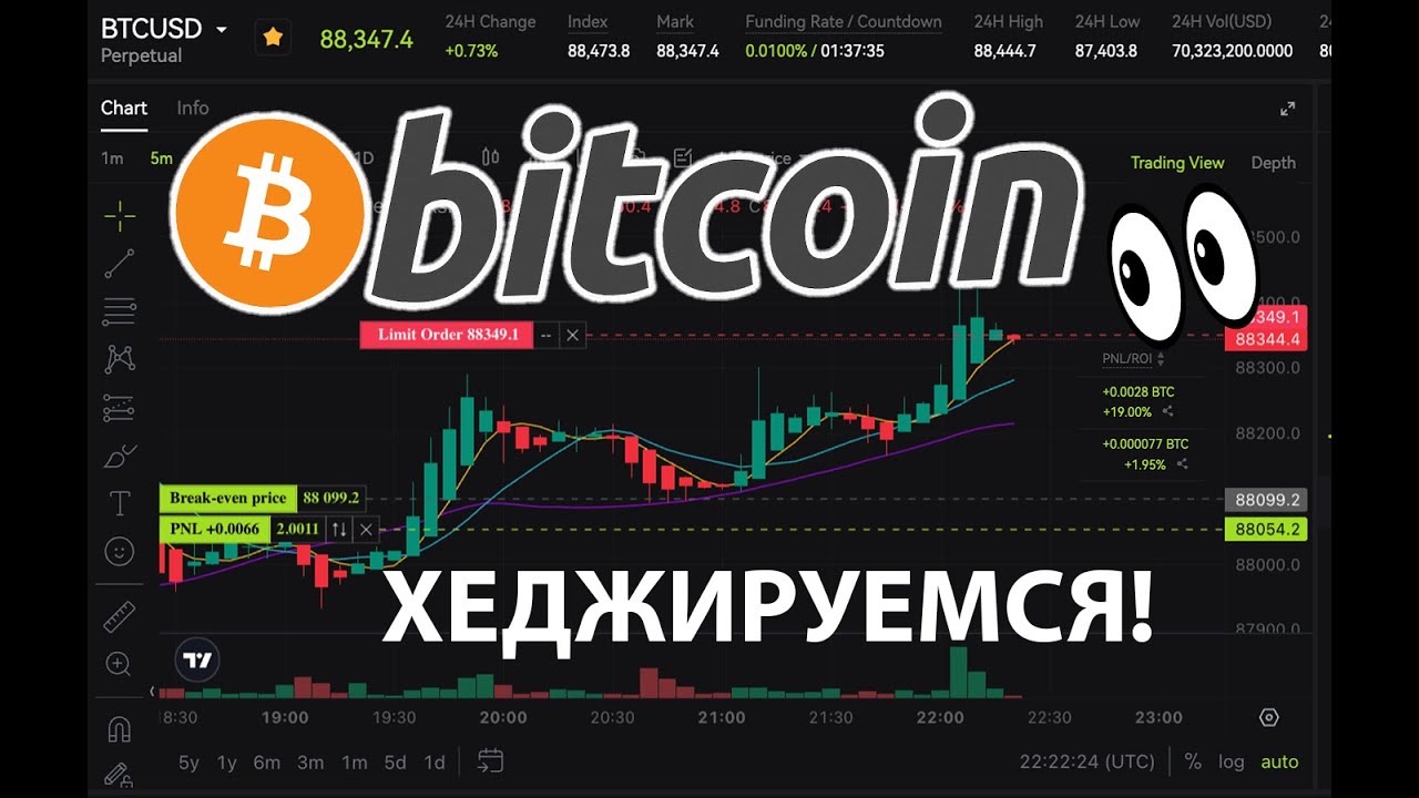 БИТКОИН: ХЕДЖИРУЕМСЯ 🔴 ПРЯМОЙ ЭФИРИУМ