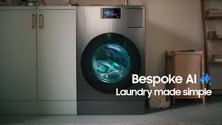 Samsung Bespoke AI | Laundry made simple | Samsung
