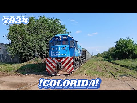 LOCOMOTORA 7934 PASANDO POR MOCORETA 24/10/25