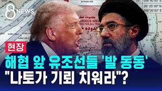 [현장] 해협 앞 유조선들 '발 동동'..나토가 기뢰 치워라? / SBS 8뉴스