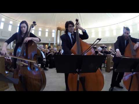 Shenandoah Conservatory Bass Ensemble plays Rom Roum 2015
