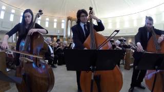 Shenandoah Conservatory Bass Ensemble plays Rom Roum 2015