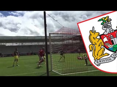 FanCam: Bristol City defender Aden Flint's incredible Rabona finish!