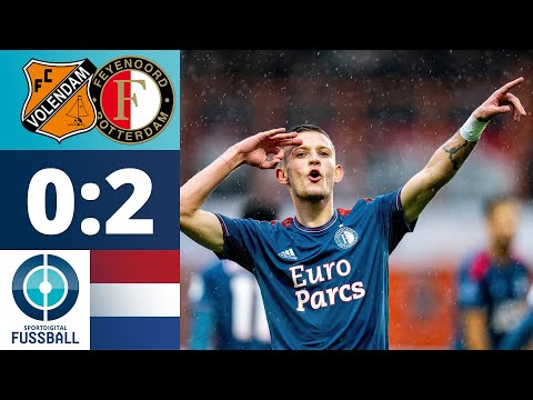 Feyenoord bleibt oben dran dank Danilo und Szymanski-Hammer | FC Volendam - Feyenoord Rotterdam