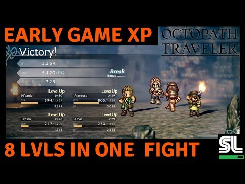 Octopath Early Game XP