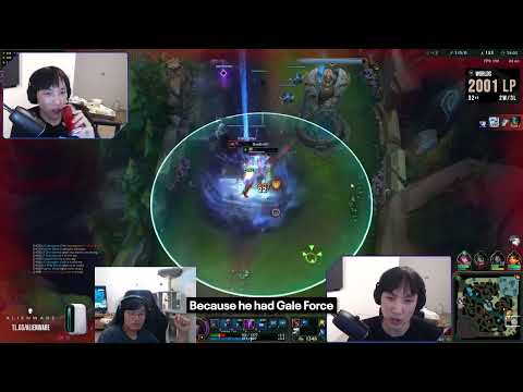 @CoreJJlol , GENG Ruler and Life go INSANE over this @doublelift Play