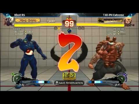 T3D-PH Extreme(Gouken) VS Kbot RS(Seth) SSF4 AE 2012 Xbox Live