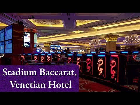 Imperial Baccarat Stadium Venetian Hotel Casino Las Vegas - YouTube