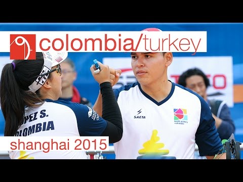 Turkey v Colombia – compound mixed team gold | Shanghai 2015 Archery World Cup S1