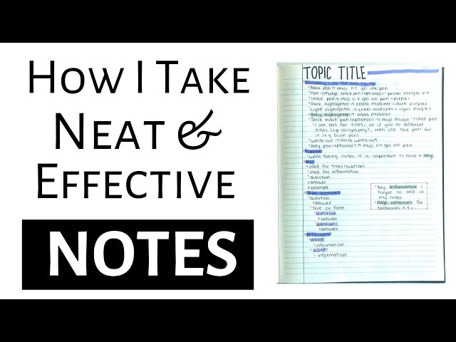 Mastering the Art of Effective Note-Taking: Tips and Techniques | Galaxy.ai