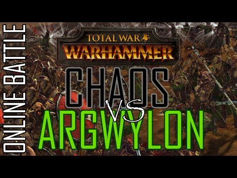CHAOS vs ARGWYLON! 1v1 Online Battle Total War: Warhammer