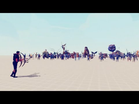 HAWKEYE vs EVERY FACTION AND GOD - Totally Accurate Battle Simulator TABS