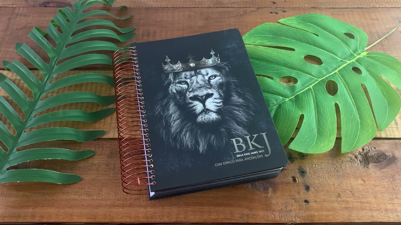 Bíblia Anote King James 1611 - BKJ Com Espaço Para Anotações - Leão Rei Dos Reis