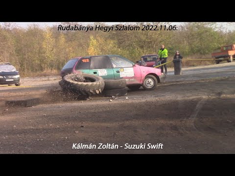 Kálmán Zoltán - Suzuki Swift Rudabánya Hegyi Szlalom 2022.11.06.