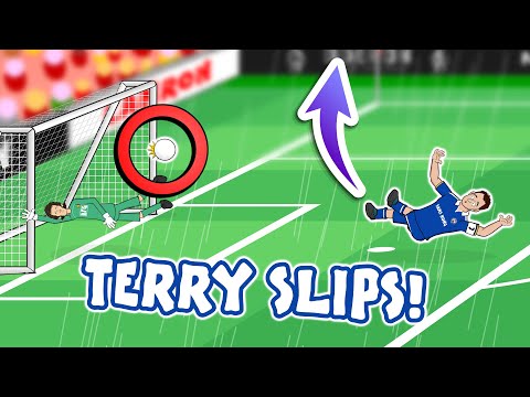 2008 Champions League Final - John Terry slips! (Man Utd vs Chelsea Penalty Shoot-Out Penalties)
