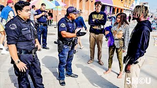 Tensions Rise as Police Assist in Homeless Encampment Cleanup at Venice Beach