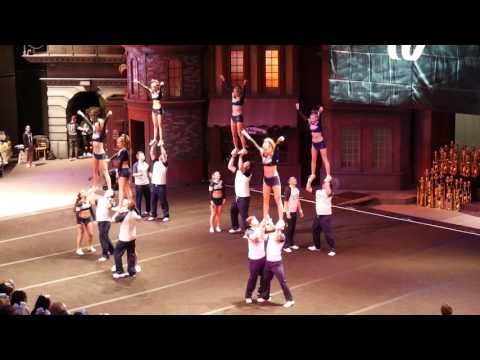 ECC 2016 5. Platz - CheerForce Lightning - Senior Coed Level 6