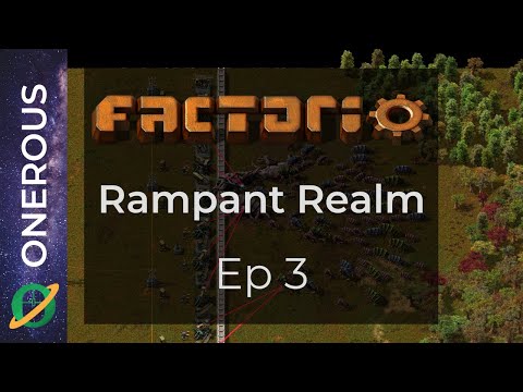 Factorio Rampant Realm Ep 3: Early game science setup