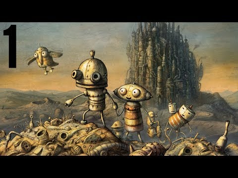 Machinarium part 1 (Game Movie) (Story Walkthrough) (No Commentary)