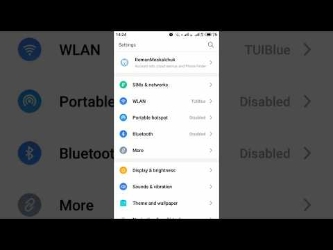 Problem with settings meizu m6 note