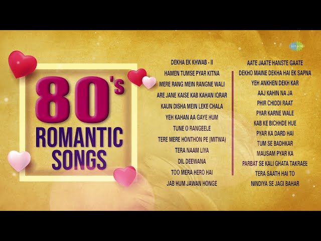 80s Romantic Hindi Songs | Dekha Ek Khwab | Hamen Tumse Pyar Kitna | Mere Rang Mein Rangne Wali SDDEFAULT Thumbnail
