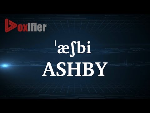 How to Pronunce Ashby in English - Voxifier.com