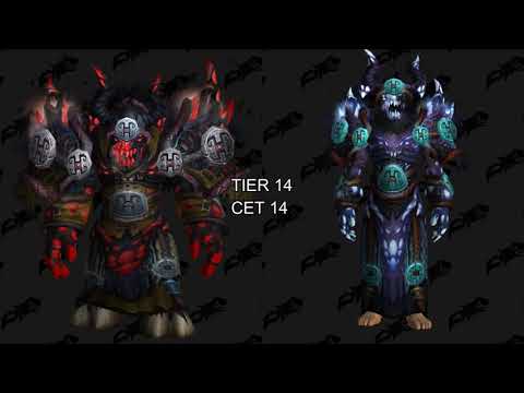 World of Warcraft - All 21 TIER Sets [Class: WARLOCK]