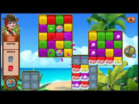 Lost Island Blast Adventure Level 1455 - NO BOOSTERS 🏝️ | SKILLGAMING ✔️