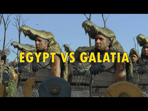 Egypt vs Galatia - Multiplayer Battle -  Total War Rome 2