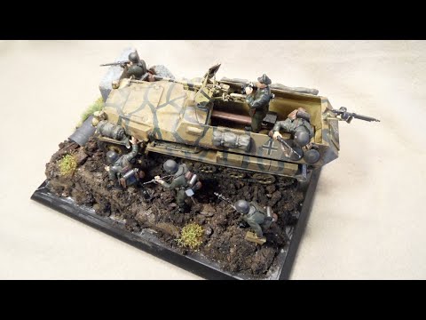 TAMIYA 1/35 Hanomag Sdkfz 251/1 + 3.7cm Anti-tank Gun 'PAK 35/36' - A Build In Pictures 02/21