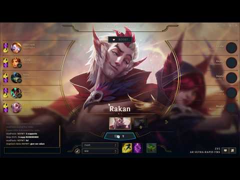 5 SUPPORT TEAM AR ULTRA RAPID FIRE RANDOM!!! CRAZY RAKAN