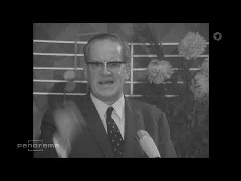 Nach-Richten: Herbert Wehner (SPD) kritisiert 1967 die Staatsmedien - CDU AfD FDP ARD Panorama