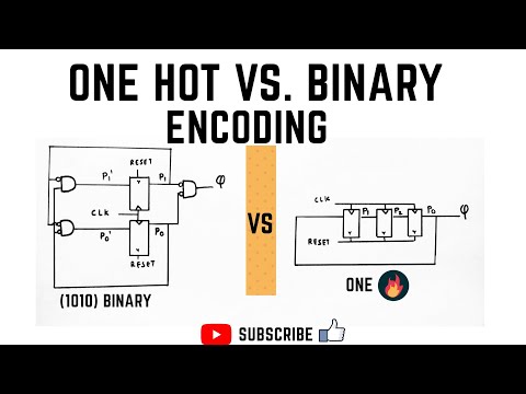 One hot vs binary encoding || which one is better for FPGA/ASIC? || Explained with example
