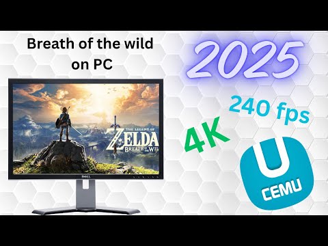 An easy and complete 2025 guide to playing Zelda breath of the wild on PC Windows 11 Cemu Emulator.