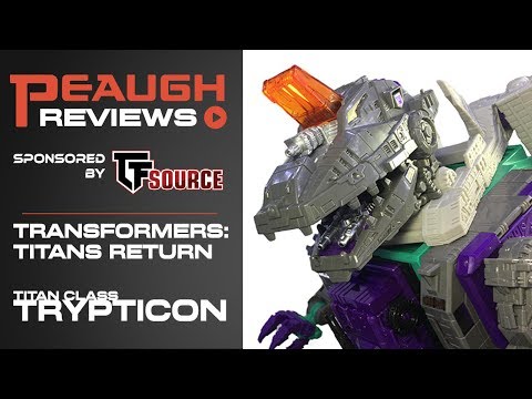 Video Review: Transformers: Titans Return Titan Class TRYPTICON w/ Full-Tilt