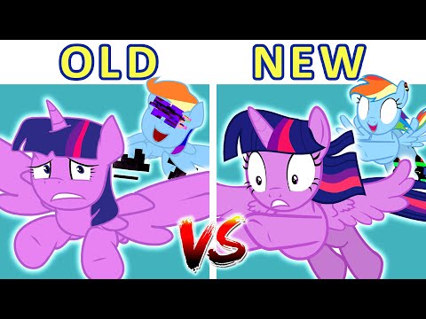 FNF' My Little Pony (OLD VS NEW) | Pibby Proliferation V1 - One Missing Element V2 (Pibby/FNF Mod)