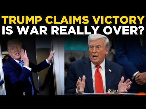 Breaking News LIVE | Trump Says War With Iran Is Over Amid Continuing Geopolitical Tensions