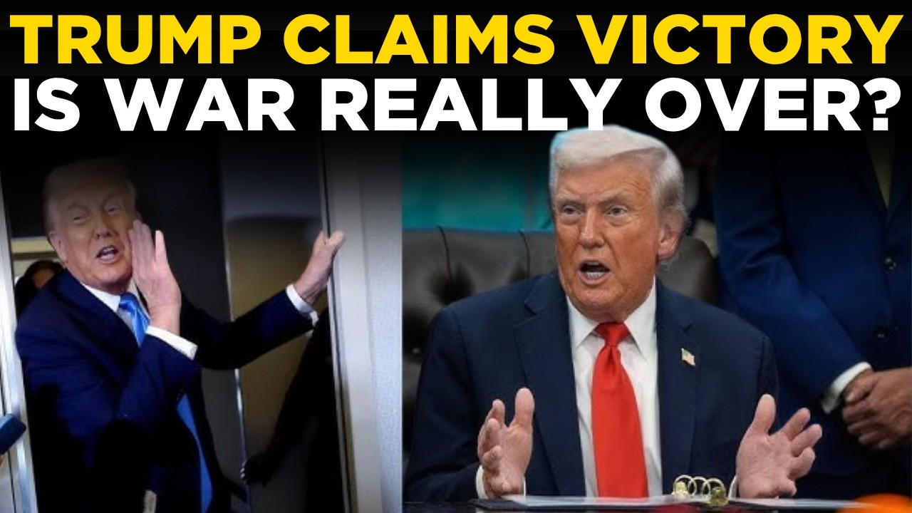 Breaking News LIVE | Trump Says War With Iran Is Over Amid Continuing Geopolitical Tensions