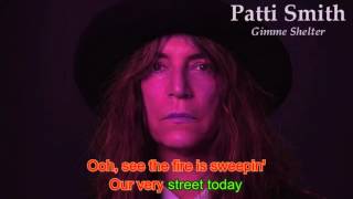 Lyrics - Patti Smith - Gimme Shelter