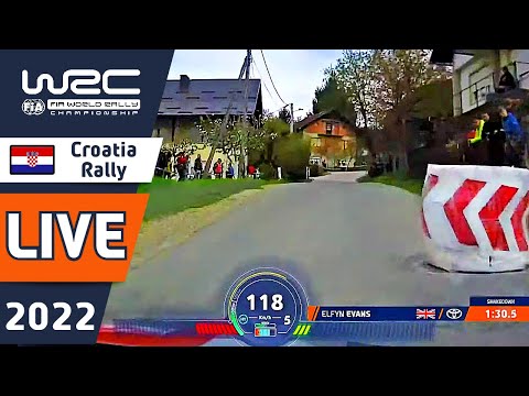 WRC Rally LIVE : Shakedown at WRC Croatia Rally 2022
