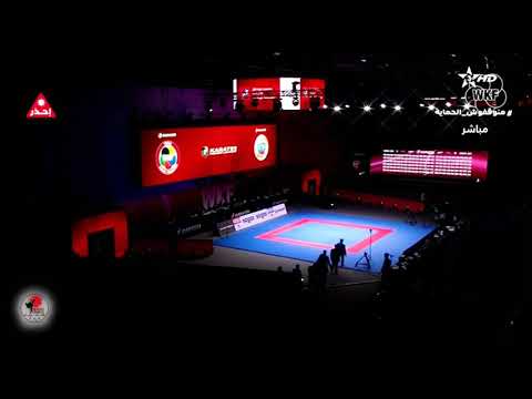 Spain vs Italy. Final Female Team Kata. Karate 1 premier league Moscow.